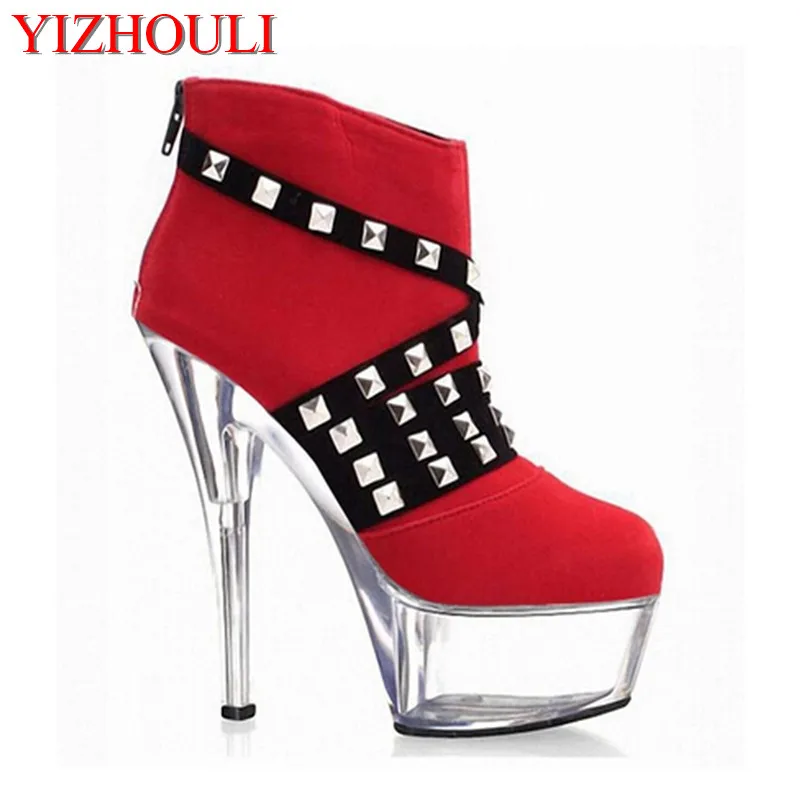 

15cm high heels with sexy women's shoes, handsome bride's wedding shoes, European and American nightclubs, low-cut Dance Shoes