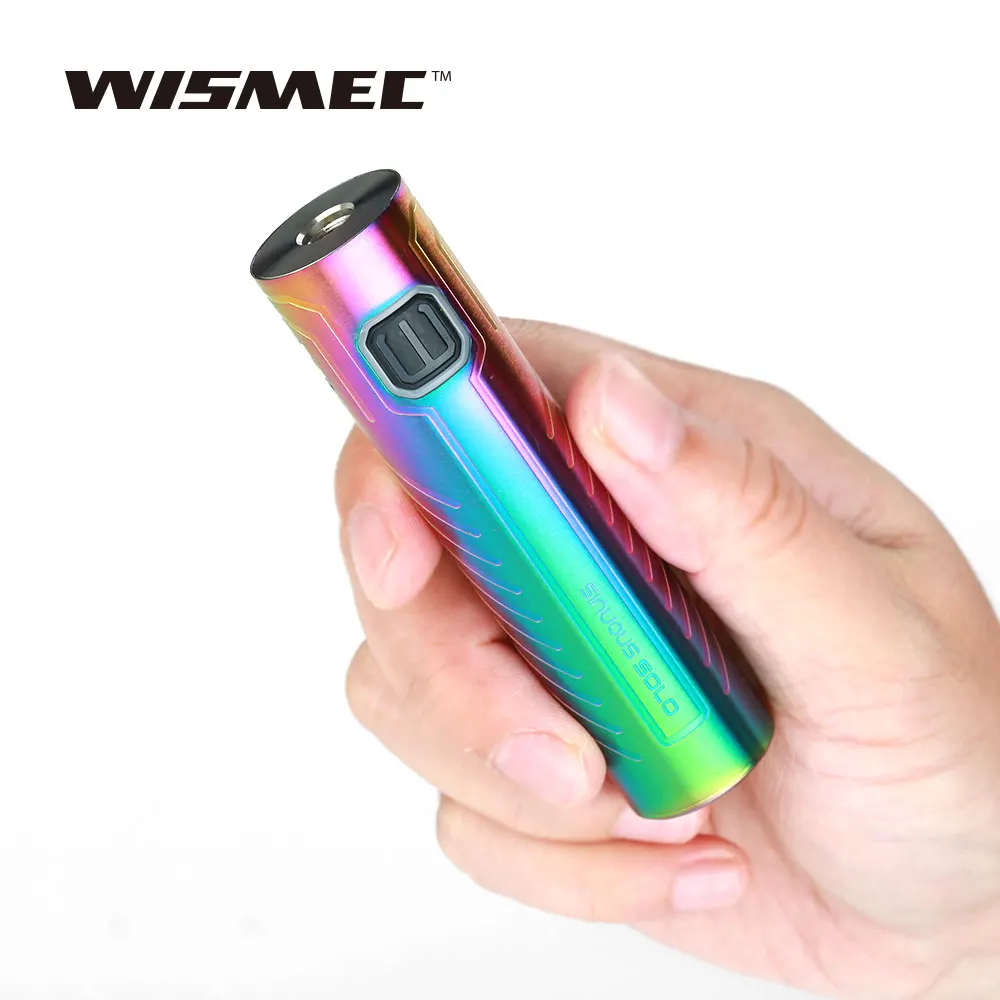 Original WISMEC SINUOUS SOLO Battery 2300mAh with Bypass Mode & Constant Output Electronic Cigarette Battery Mod Vs SINUOUS P80
Original WISMEC SINUOUS SOLO Battery 2300mAh with Bypass Mode & Constant Output Electronic Cigarette Battery Mod Vs SINUOUS P80