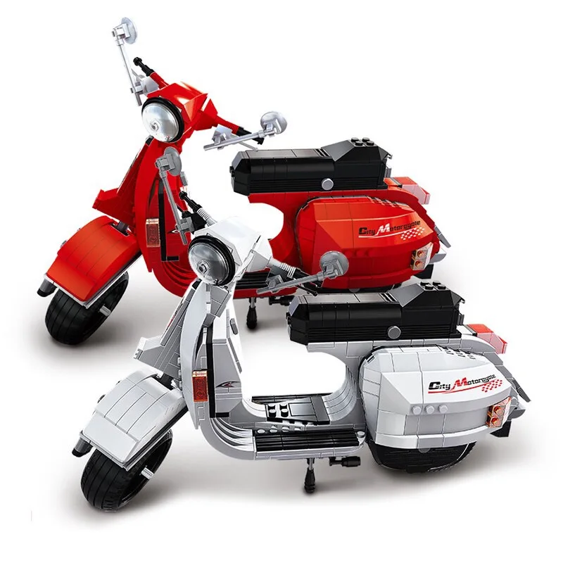 MOC Technic Motorcycle Moto Building Blocks Sets Bricks Model Kids education Toys For Children Gifts Vespa Moto
MOC Technic Motorcycle Moto Building Blocks Sets Bricks Model Kids education Toys For Children Gifts Vespa Moto