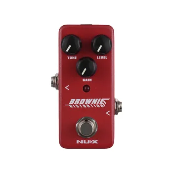 NUX NDS-2 BROWNIE Distortion Guitar Effect Pedal Full Metal Shell True Bypass with unique pre-amp power tube distortion
NUX NDS-2 BROWNIE Distortion Guitar Effect Pedal Full Metal Shell True Bypass with unique pre-amp power tube distortion