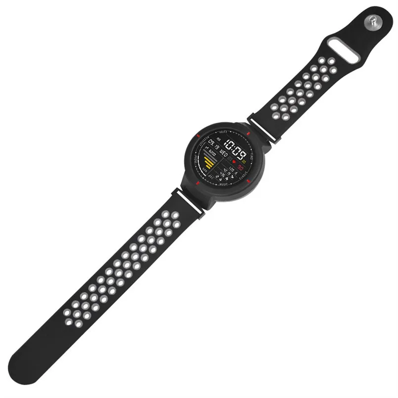 Fashion Watch Band Sports Soft Silicone Replacement Watch Band Wrist Strap For Huami Amazfit Verge 20x240mm 40AP511