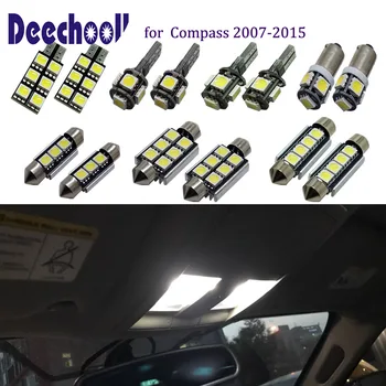 deechooll 8pcs Car LED Light for Jeep Compass 07-15 ,Auto Interior light Bulb for Compass 07-15 Reading Lights Lamp Accessories 
deechooll 8pcs Car LED Light for Jeep Compass 07-15 ,Auto Interior light Bulb for Compass 07-15 Reading Lights Lamp Accessories