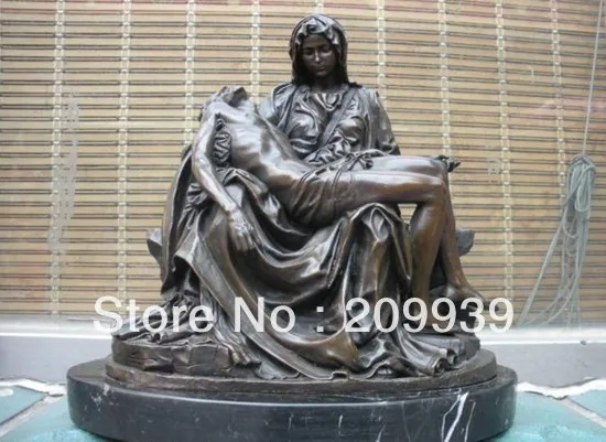 00512 Signed 100% Bronze Marble Art Statue Jesus and Holy goddess art Sculpture (A0314)
00512 Signed 100% Bronze Marble Art Statue Jesus and Holy goddess art Sculpture (A0314)