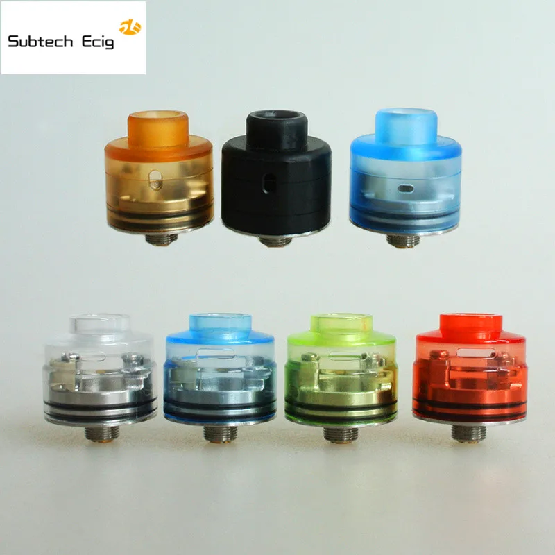 Hadaly RDA Atomizers With Wide Bore Drip Tip 22MM Electronic Cigarette Colorful PEI material Cap Fit 510 Mechanical Mech Mod
Hadaly RDA Atomizers With Wide Bore Drip Tip 22MM Electronic Cigarette Colorful PEI material Cap Fit 510 Mechanical Mech Mod
