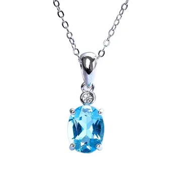 gemstone jewelry factory wholesale oval white 925 sterling silver natural blue topaz crystal necklace pendant for women
gemstone jewelry factory wholesale oval white 925 sterling silver natural blue topaz crystal necklace pendant for women