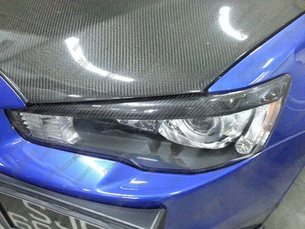 Carbon Fiber Headlight Eyelids Eyebrows for 2008-2014 Mitsubishi Lancer Evo 10 ES GTS
Carbon Fiber Headlight Eyelids Eyebrows for 2008-2014 Mitsubishi Lancer Evo 10 ES GTS