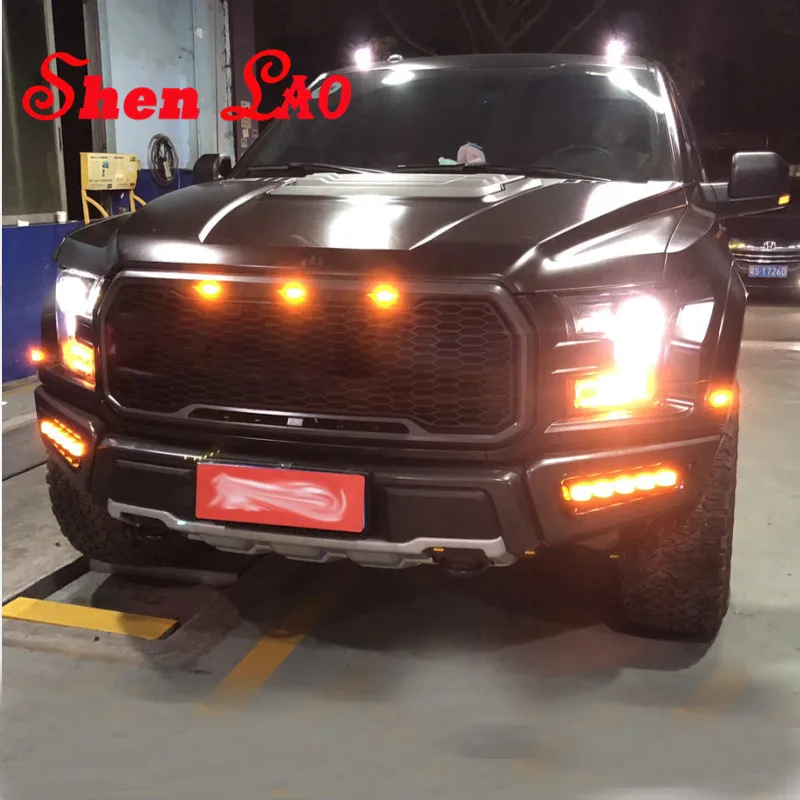 Shenlao Car LED Daylight Daytime Running Light DRL Auto Front Decorative Headlamps For Ford Raptor F150 2017 2018 Accessories
Shenlao Car LED Daylight Daytime Running Light DRL Auto Front Decorative Headlamps For Ford Raptor F150 2017 2018 Accessories
