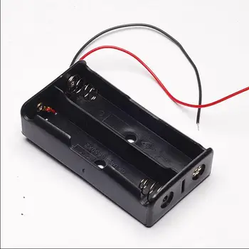 18650 Plastic Battery Storage Box Holder With Wire Leads For 2 x 18650 7.4V Batteries for Soldering Connecting
18650 Plastic Battery Storage Box Holder With Wire Leads For 2 x 18650 7.4V Batteries for Soldering Connecting