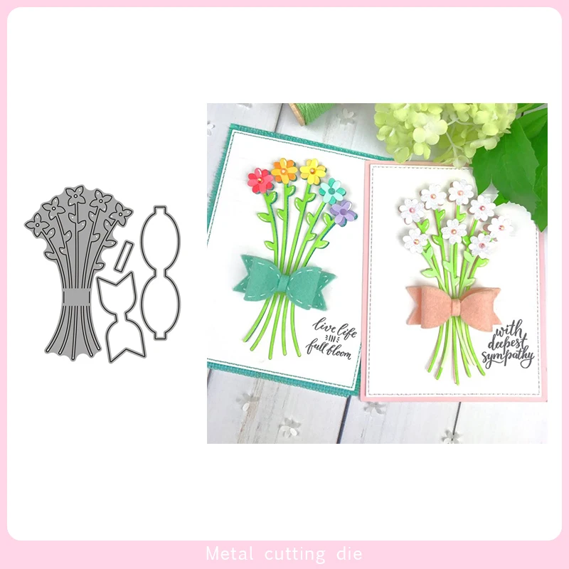 Metal Cutting Dies Bouquet and Bow Die Scrapbooking Embossing Paper Craft Album Cards Punch Art cutter die 2019
Metal Cutting Dies Bouquet and Bow Die Scrapbooking Embossing Paper Craft Album Cards Punch Art cutter die 2019