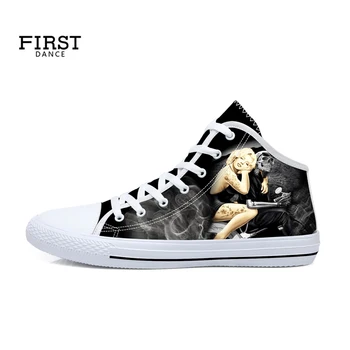Women Casual Custom Shoes Female Canvas Lightweight Sneaker Adult Unisex Flats Breathable Skull Printed Footwear Black Color
Women Casual Custom Shoes Female Canvas Lightweight Sneaker Adult Unisex Flats Breathable Skull Printed Footwear Black Color