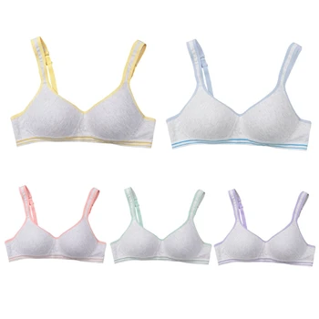 Teenage Young Girls Kids Puberty Adjustable Underwear Soft Padded Cotton Bra Yoga Sport 3 Hook-M18
Teenage Young Girls Kids Puberty Adjustable Underwear Soft Padded Cotton Bra Yoga Sport 3 Hook-M18