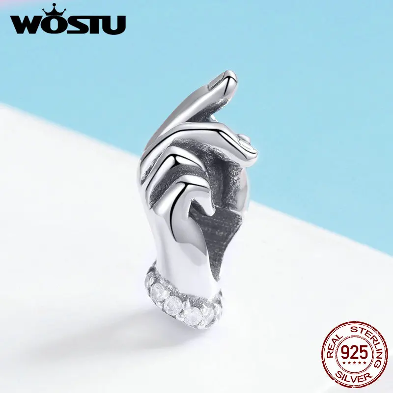 WOSTU Charms 925 Sterling Silver Palm's Warm CZ Beads for Women Jewelry Making Sieraden Fashion Accessories Bijoux Gifts BKC1002
WOSTU Charms 925 Sterling Silver Palm's Warm CZ Beads for Women Jewelry Making Sieraden Fashion Accessories Bijoux Gifts BKC1002