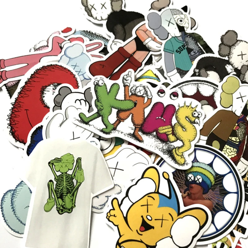 27Pcs/Lot Waterproof Kaws PVC Stickers Original Fake Sticker For DIY Toy Skateboard Luggage Laptop Phone Guitar Car Home Decals
27Pcs/Lot Waterproof Kaws PVC Stickers Original Fake Sticker For DIY Toy Skateboard Luggage Laptop Phone Guitar Car Home Decals