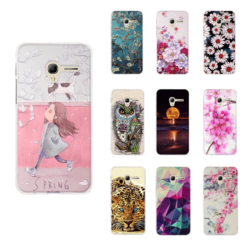 Силиконовый чехол для Alcatel One Touch Pop 3 5015 5015D 3D чехлы бамперы 5 0"|case for alcatel pop|case