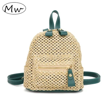 Vintage Woven straw Backpack Women Simple Style Small Bagpack For Teenage Girl Handmade Hollow Out Tourist Shoulder Bag Rugtas
Vintage Woven straw Backpack Women Simple Style Small Bagpack For Teenage Girl Handmade Hollow Out Tourist Shoulder Bag Rugtas