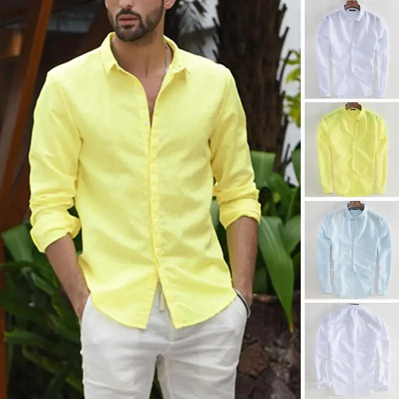 INCERUN Long-sleeved Shirt Men Casual Solid Color Business Korean Version 2020 Lapel Cotton Self-cultivation Literary Camisas
INCERUN Long-sleeved Shirt Men Casual Solid Color Business Korean Version 2020 Lapel Cotton Self-cultivation Literary Camisas