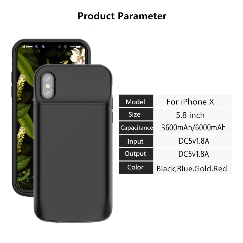 NTSPACE 6000mAh Magnetic Power Bank For iPhone X Battery Charger Case Portable Backup Power Bank Cover For iPhone X Power Bank
NTSPACE 6000mAh Magnetic Power Bank For iPhone X Battery Charger Case Portable Backup Power Bank Cover For iPhone X Power Bank