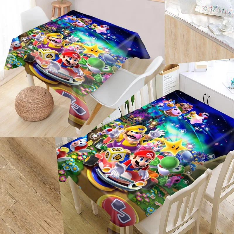 #QAZ007J Custom Super Mario Tablecloth Waterproof Oilproof Dinner Table Cover Home Textile More Size
#QAZ007J Custom Super Mario Tablecloth Waterproof Oilproof Dinner Table Cover Home Textile More Size