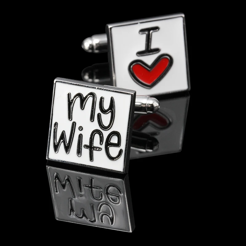 Роскошные запонки для рубашек I Love My Woman для мужчин, квадратные фирменные запонки, запонки высокого качества, серебристые запонки, ювелирные изделия
Роскошные запонки для рубашек I Love My Woman для мужчин, квадратные фирменные запонки, запонки высокого качества, серебристые запонки, ювелирные изделия