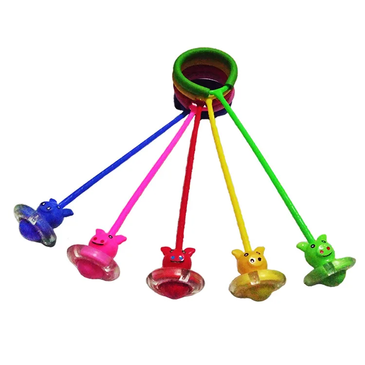 New Style Pig Jumping Ring Funny Bouncing Flashing Skip Jump Ropes Sports Swing Ball Children Outdoor Toys Leg Anklet Ball
New Style Pig Jumping Ring Funny Bouncing Flashing Skip Jump Ropes Sports Swing Ball Children Outdoor Toys Leg Anklet Ball
