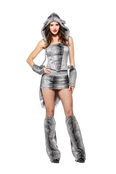 High Quality 2018 New Sexy cat Wolf Girl Costume Sexy wolf Costumes Halloween Furry Costumes for women Animal Costume Cosplay
High Quality 2018 New Sexy cat Wolf Girl Costume Sexy wolf Costumes Halloween Furry Costumes for women Animal Costume Cosplay