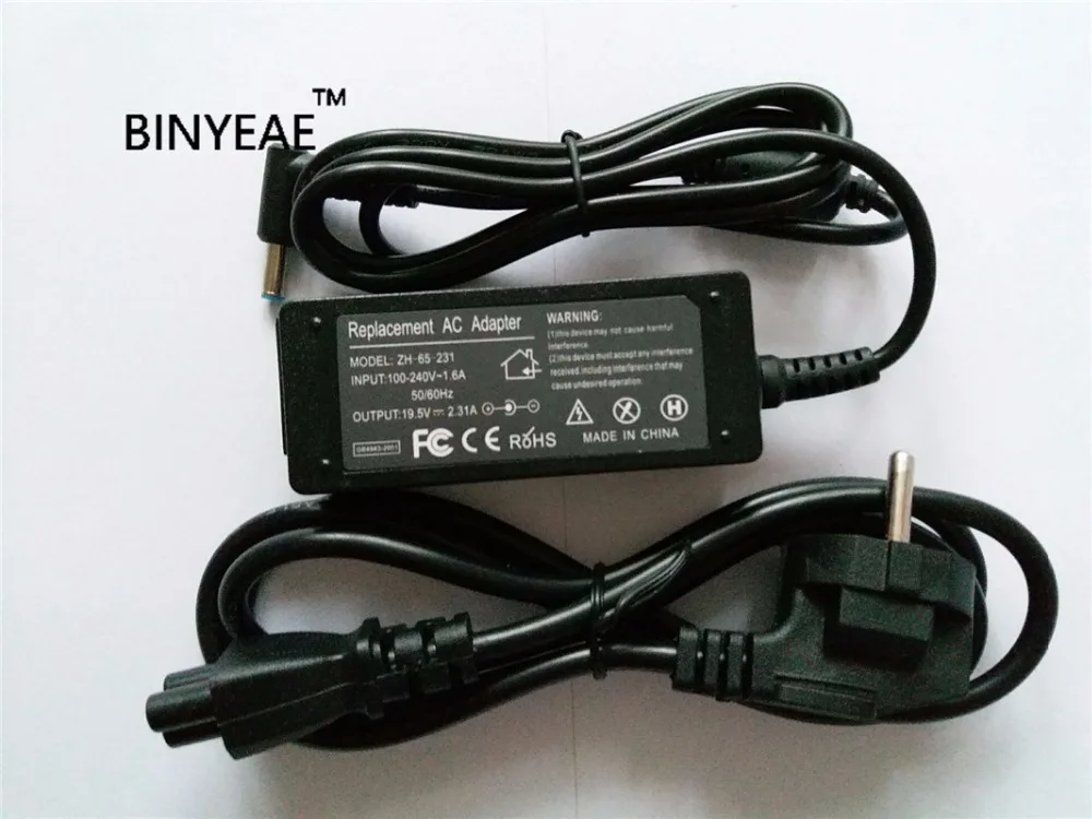 19.5V 2.31A 45W AC/DC Power Adapter Charger W/ Power Cord for HP 740015-001 741727-001 740015-003 740015-002 741727-001
19.5V 2.31A 45W AC/DC Power Adapter Charger W/ Power Cord for HP 740015-001 741727-001 740015-003 740015-002 741727-001