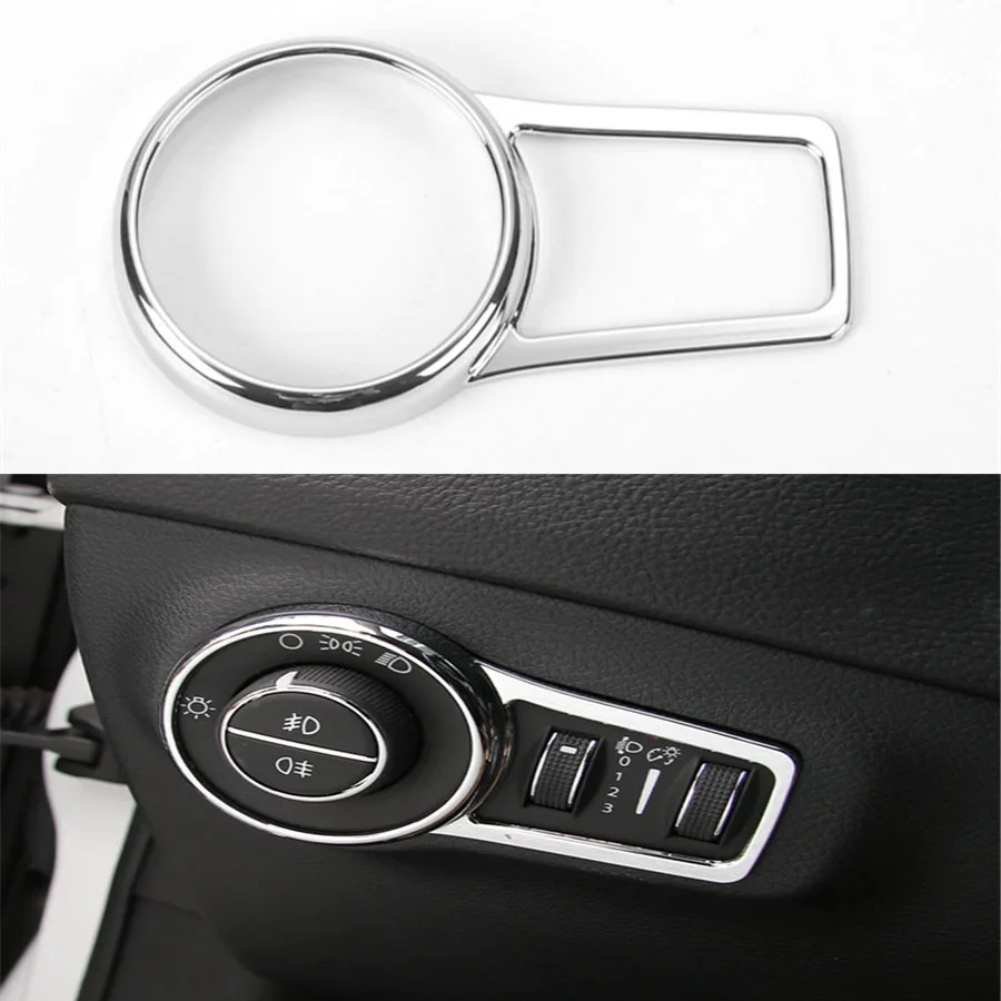 Sosung For Jeep Compass 17+ Interior Headlight Lamp Button Switch Decorative Trim Frame Ring Sticker Cover 1Pcs ABS Car Styling
Sosung For Jeep Compass 17+ Interior Headlight Lamp Button Switch Decorative Trim Frame Ring Sticker Cover 1Pcs ABS Car Styling