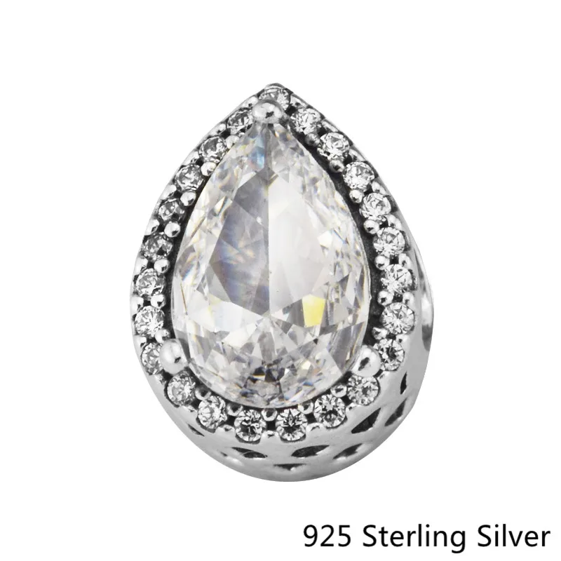 925 Sterling Silver Radiant Teardrop Charm Clear CZ Fit for Brand DIY Women Jewelry Bracelets
925 Sterling Silver Radiant Teardrop Charm Clear CZ Fit for Brand DIY Women Jewelry Bracelets