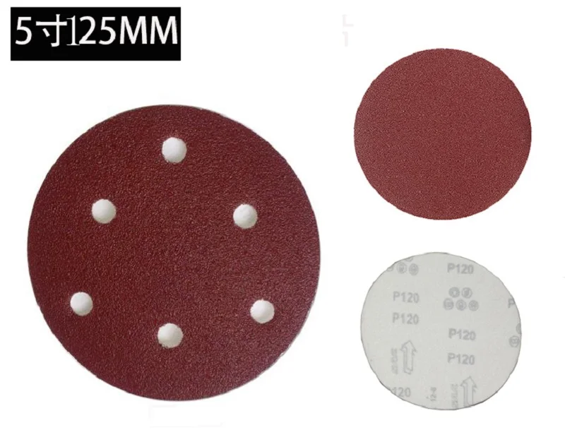 New 100Pcs 5" Flocking sandpaper sheet with 6 holes Sanding Paper Discs Sheet Hook for vacuum cleaner
New 100Pcs 5" Flocking sandpaper sheet with 6 holes Sanding Paper Discs Sheet Hook for vacuum cleaner
