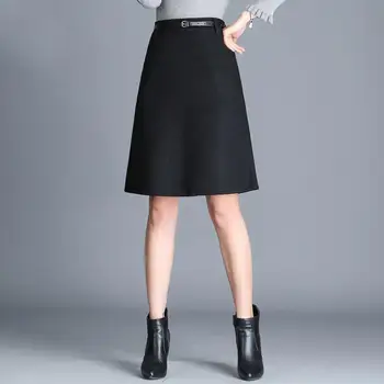 Fashion 2020 Autumn Winter Women Woolen Skirt Female High Waist A-Line Skirt Plus Size Casual Skirt Skirts Women Saias SK267
Fashion 2020 Autumn Winter Women Woolen Skirt Female High Waist A-Line Skirt Plus Size Casual Skirt Skirts Women Saias SK267