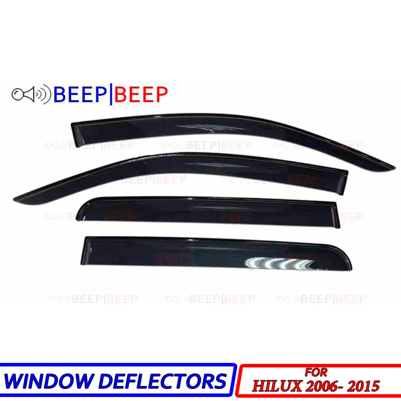 For Toyota Hilux 2006-2015 car window deflectors wind deflector sun guard rain vent visor cover trim car styling accessories
For Toyota Hilux 2006-2015 car window deflectors wind deflector sun guard rain vent visor cover trim car styling accessories