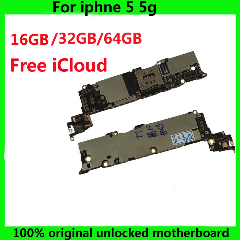 for iPhone 5 5g Original Motherboard+Chips Factory Unlocked Mainboard 16GB 32GB 64GB IOS system Logic Board Tested Good Working
for iPhone 5 5g Original Motherboard+Chips Factory Unlocked Mainboard 16GB 32GB 64GB IOS system Logic Board Tested Good Working
