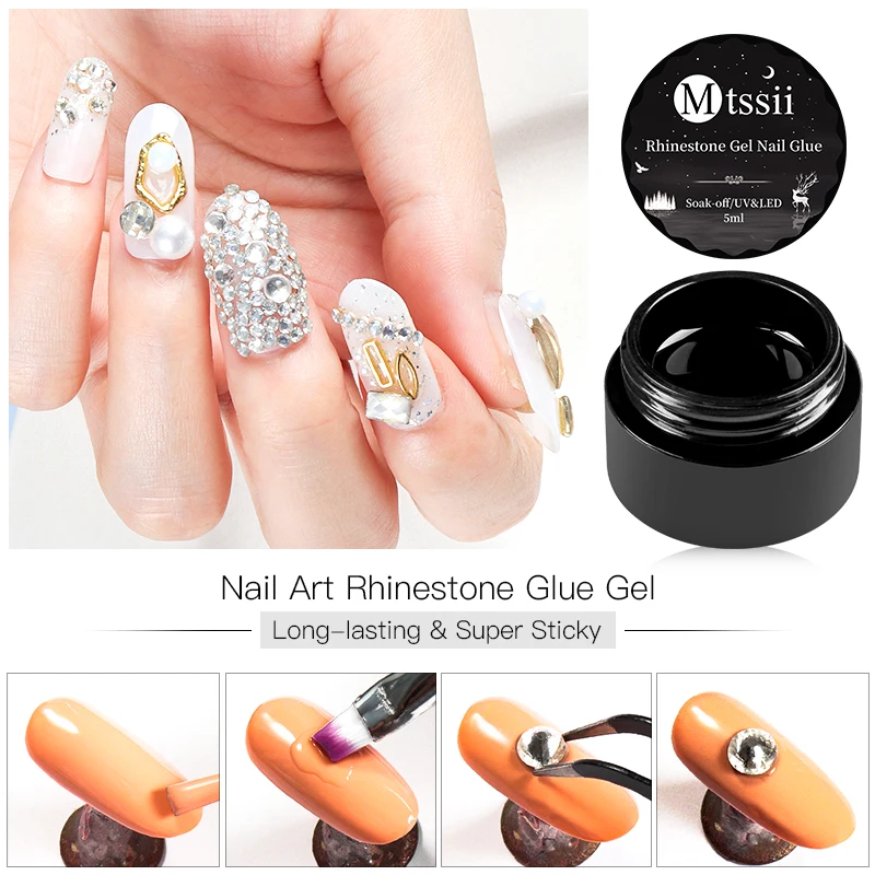 Mtssii 5ml Glitter Glue UV Gel Set Nail Art Rhinestones Gem Jewelry Decoration Accessory Super Sticky Adhesive Nail Gel
Mtssii 5ml Glitter Glue UV Gel Set Nail Art Rhinestones Gem Jewelry Decoration Accessory Super Sticky Adhesive Nail Gel