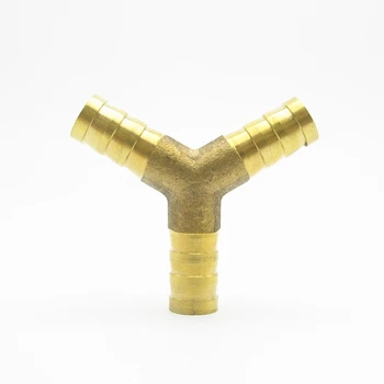 10mm Hose Barb Equal Y Type 3 Way Brass Barbed Pipe Fitting Coupler Connector Adapter For Fuel Gas Water
10mm Hose Barb Equal Y Type 3 Way Brass Barbed Pipe Fitting Coupler Connector Adapter For Fuel Gas Water