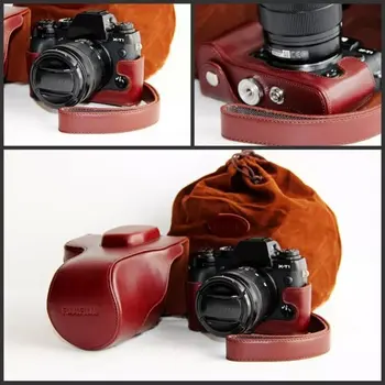 Brown Camera Case Bag Genuine Leather Case Cover for Digital Camera Fuji X-T1 Fujifilm X-T1 Free Shipping
Brown Camera Case Bag Genuine Leather Case Cover for Digital Camera Fuji X-T1 Fujifilm X-T1 Free Shipping