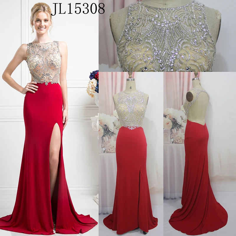 Doragrace robe de soiree High-End New Sexy Backless Mermaid Side Split Crystal Beaded Red Evening Dresses DGE143
Doragrace robe de soiree High-End New Sexy Backless Mermaid Side Split Crystal Beaded Red Evening Dresses DGE143