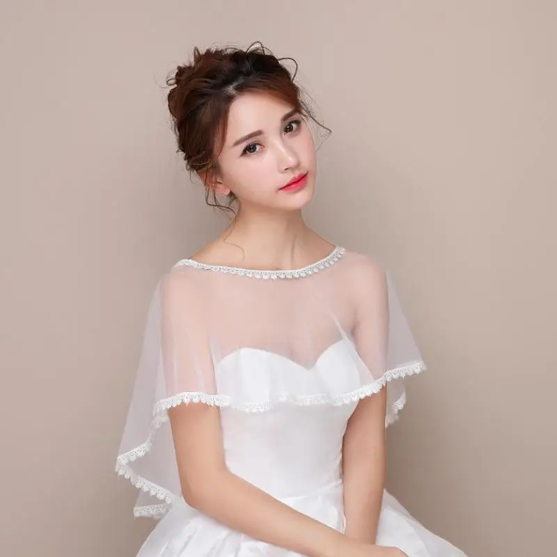 2019 Simple White Bridal Tulle Bolero Wraps Summer Wedding Shawl Jacket Elegant Women Formal Evening Coat Bride Cape Mariage
2019 Simple White Bridal Tulle Bolero Wraps Summer Wedding Shawl Jacket Elegant Women Formal Evening Coat Bride Cape Mariage