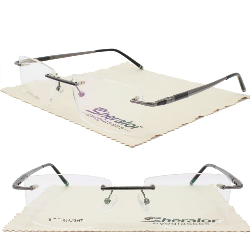 classic 8524 square rimless frame nickel copper combined with acetate tip flexible temple tendy simple prescription glasses
classic 8524 square rimless frame nickel copper combined with acetate tip flexible temple tendy simple prescription glasses