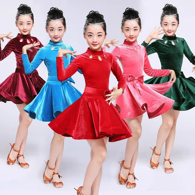 2018 Girls Latin Dresses for Dancing Ballroom Dance Dress Rumba Samba Velvet Children Samba Cha Cha Tango Skirt Standard Salsa
2018 Girls Latin Dresses for Dancing Ballroom Dance Dress Rumba Samba Velvet Children Samba Cha Cha Tango Skirt Standard Salsa