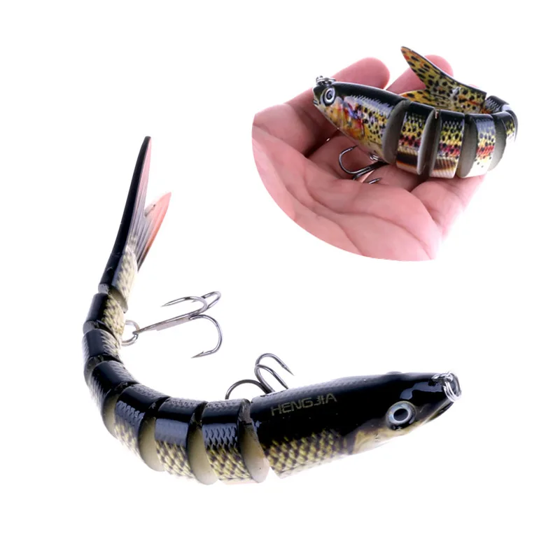 1pcs New Jointed Fishing Lure 13.6cm 18.7g 8 Sections Swimbait Fishing Tackle Hard Plastic Bass Bait Pesca Fishing Wobbler
1pcs New Jointed Fishing Lure 13.6cm 18.7g 8 Sections Swimbait Fishing Tackle Hard Plastic Bass Bait Pesca Fishing Wobbler