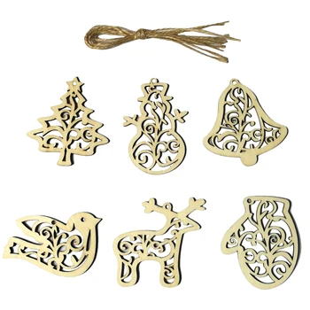 6pcs Slices Crafts Wooden Decorative DIY Small Pendant Accessories for Coffee House Christmas Tree Club Decorating
6pcs Slices Crafts Wooden Decorative DIY Small Pendant Accessories for Coffee House Christmas Tree Club Decorating