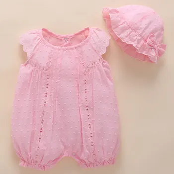 Newborn baby girl summer Romper dresses+hat 0 1 year flower lace princess dress birthday party baby clothes vestido infantil G77
Newborn baby girl summer Romper dresses+hat 0 1 year flower lace princess dress birthday party baby clothes vestido infantil G77