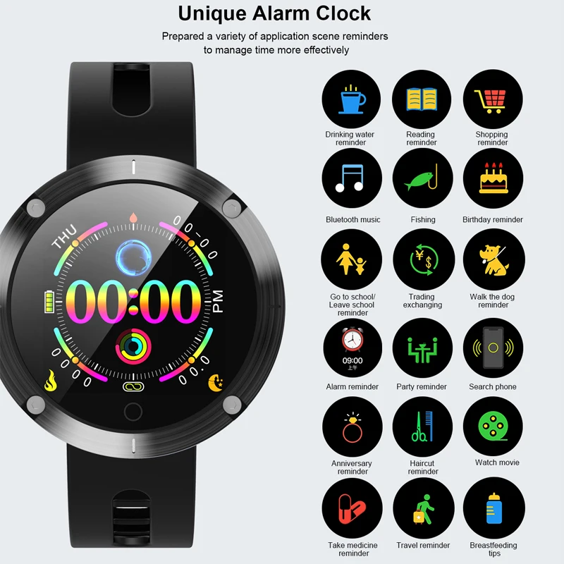 Bluetooth Smart Watch IP68 Waterproof for Apple Watch Xiaomi Ios Android with Heart Rate Monitor Fitness Bracelet Watch
Bluetooth Smart Watch IP68 Waterproof for Apple Watch Xiaomi Ios Android with Heart Rate Monitor Fitness Bracelet Watch