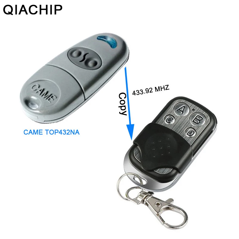 QIACHIP 433MHZ Copy CAME TOP432NA TOP432EV Duplicator Garage Door Gate Remote Control Switches 4 CH Button RF Transmitter Switch
QIACHIP 433MHZ Copy CAME TOP432NA TOP432EV Duplicator Garage Door Gate Remote Control Switches 4 CH Button RF Transmitter Switch