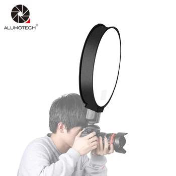 ALUMOTECH Small Mini 16" Portable Little Round Soft Box For Nikon Canon Camera Speedlight
ALUMOTECH Small Mini 16" Portable Little Round Soft Box For Nikon Canon Camera Speedlight