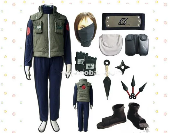 Free shipping,2016 Hot sale Halloween clothing Deluxe Naruto Costume Hatake Kakashi Men's Naruto Cosplay Costume
Free shipping,2016 Hot sale Halloween clothing Deluxe Naruto Costume Hatake Kakashi Men's Naruto Cosplay Costume
