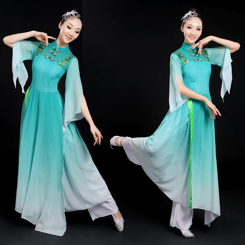 Classical Dance Performance Dress Female Elegant Chinese Style National Dance Costume Fan Dance Modern Adult Chinese Costume
Classical Dance Performance Dress Female Elegant Chinese Style National Dance Costume Fan Dance Modern Adult Chinese Costume