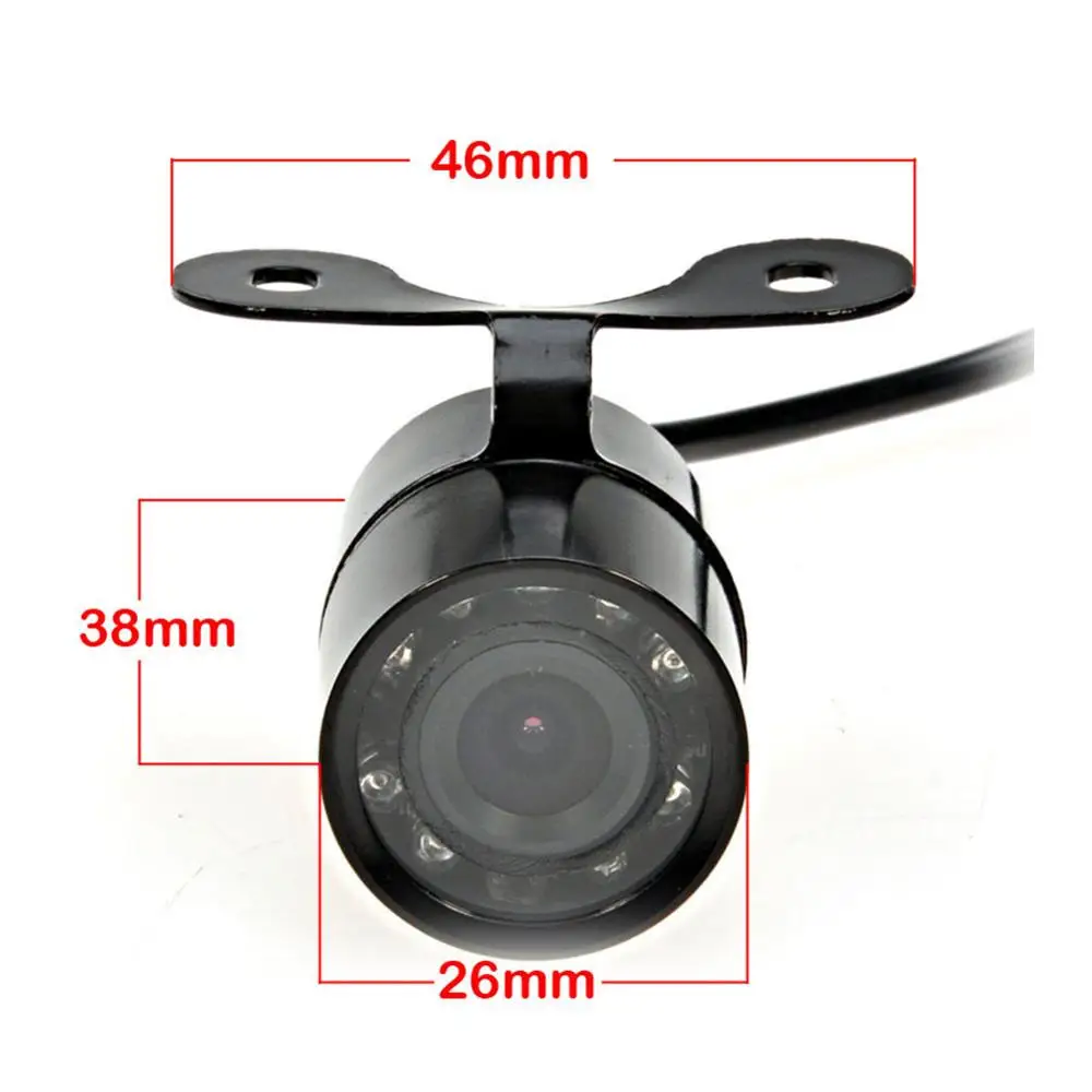 Car Parking Assistance IR Infrared light Waterproof Car Rear View Camera IR Night Vision for parking rear Backup View Camera