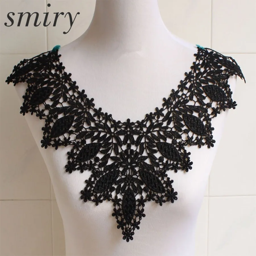 Beautiful 1pc Black & Off White Embroidery Floral Lace Collar Neckline Fabric DIY Collar Lace Fabrics for Sewing Supplies Crafts
Beautiful 1pc Black & Off White Embroidery Floral Lace Collar Neckline Fabric DIY Collar Lace Fabrics for Sewing Supplies Crafts