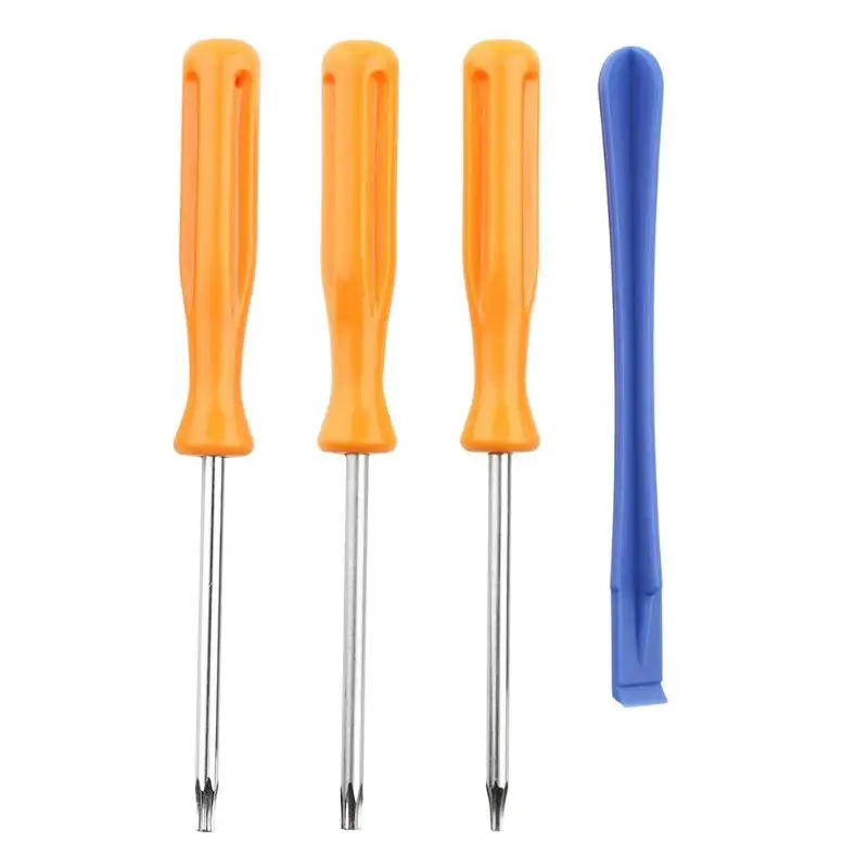 4 in 1 Opening Tools Kit Screw Driver Pry Repair Tool T8 T6 T10 Screwdriver Set for Xbox 360 Game Controller Gamepads Repairing
4 in 1 Opening Tools Kit Screw Driver Pry Repair Tool T8 T6 T10 Screwdriver Set for Xbox 360 Game Controller Gamepads Repairing